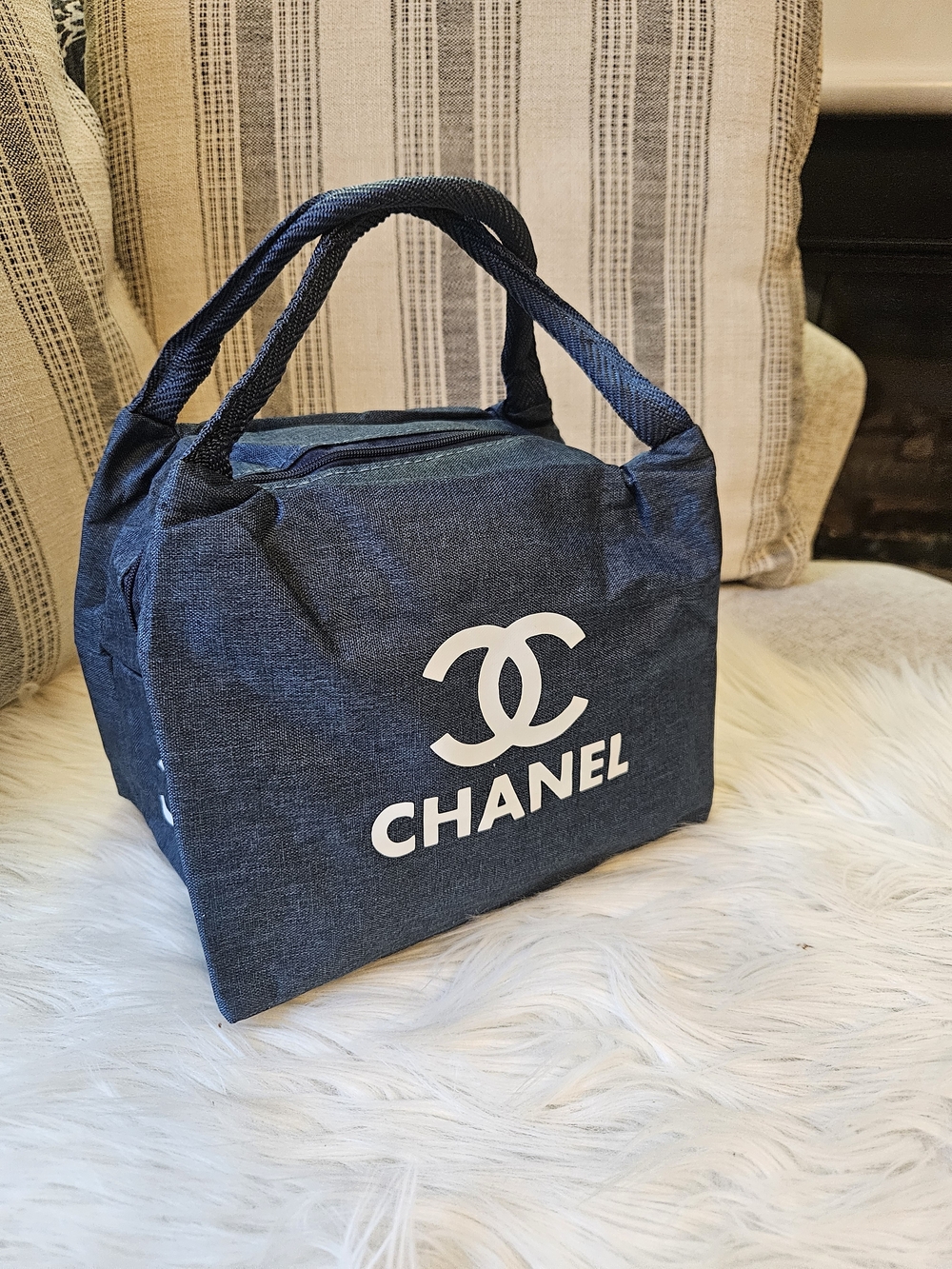 Top Handle Mini Tote Bag Lunch Bag Cosmetic Bag